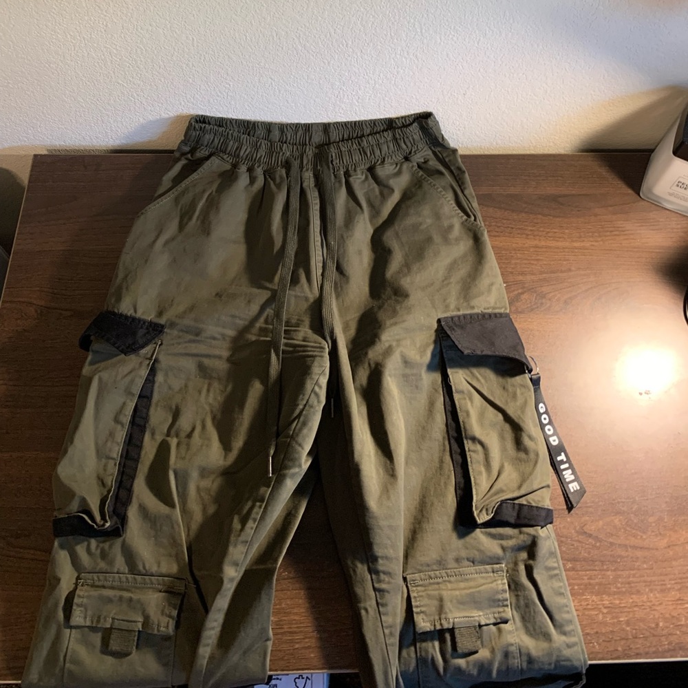 Green Cargo Pants